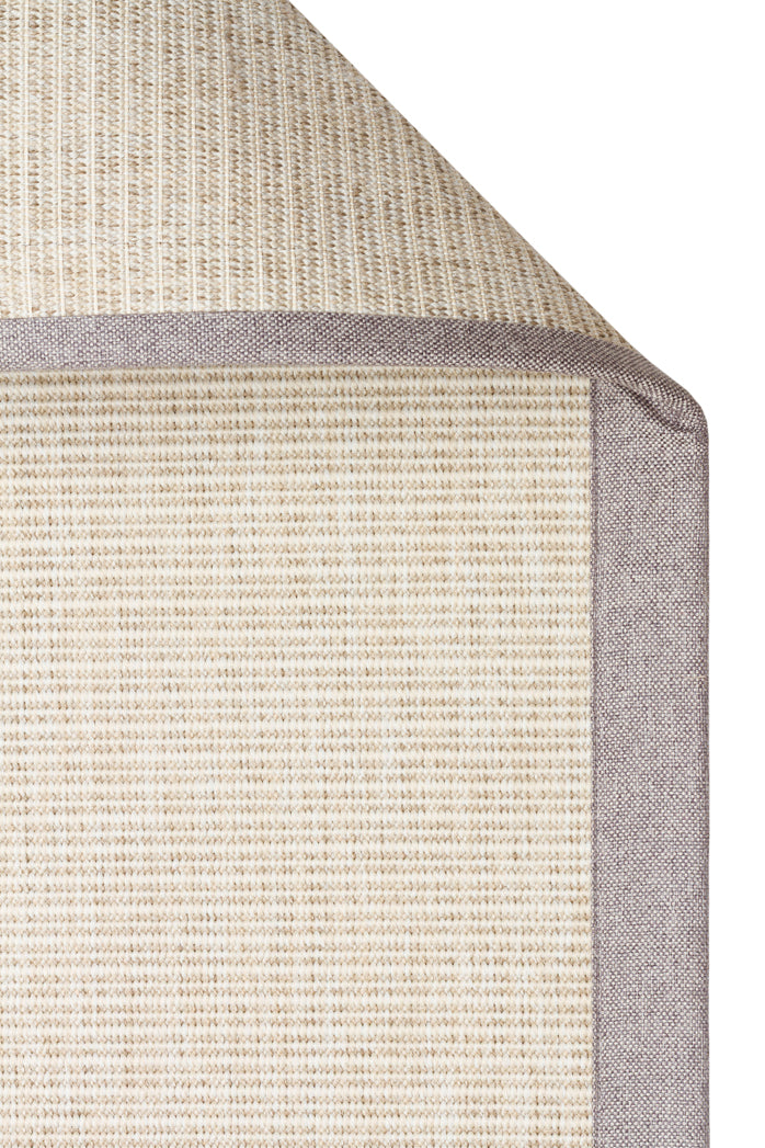 Ventura Sisal VNT 2706 Krem BRD Gri - Jüt Görünümlü Modern Sisal Halı –Yıkanabilir ve Kaymaz Tabanlı